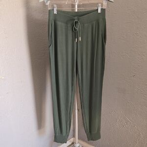 Eberjey Forest Green Lounge Pants Leisure Cozy Fall Pockets